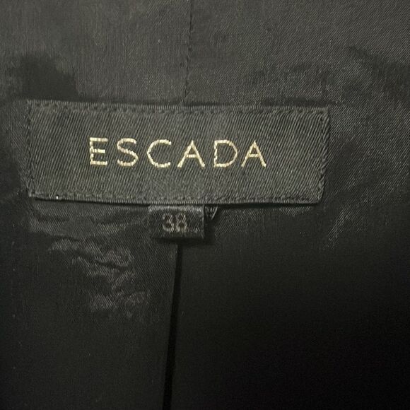 ESCADA CAREER BLACK SKIRT‎ SUIT SIZE 38 - Picture 7 of 14